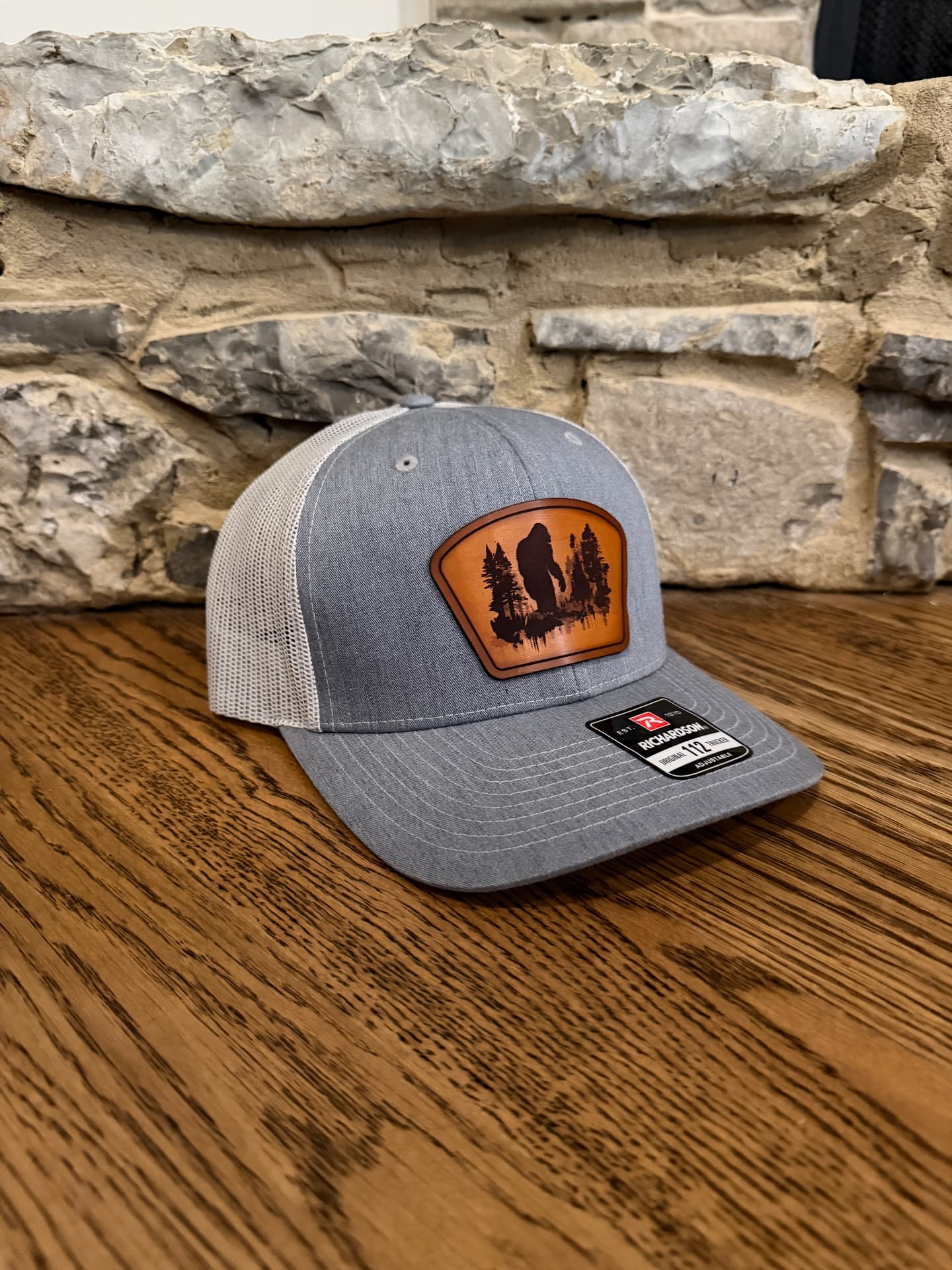 Big Foot Woods Leather Patch Hat